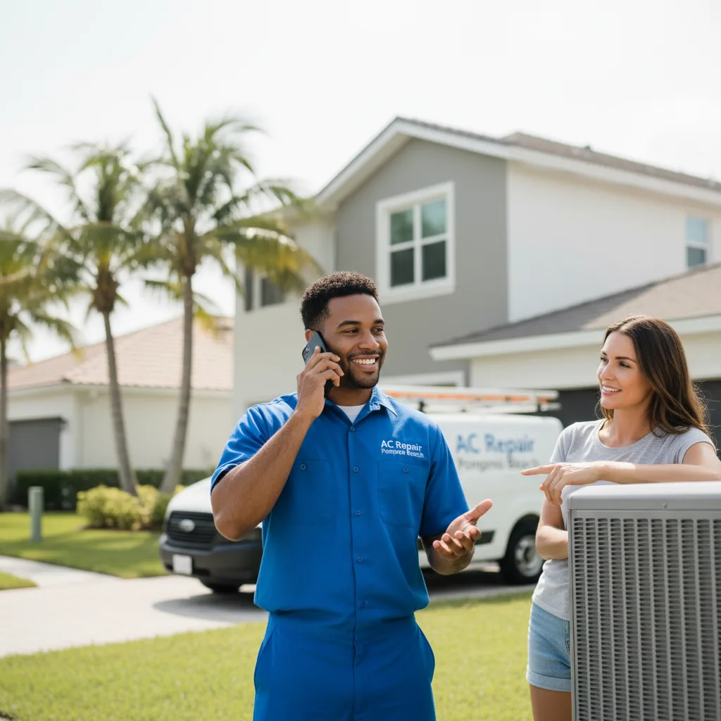 AC Repair Pompano Beach customer support in Lanoka Harbor